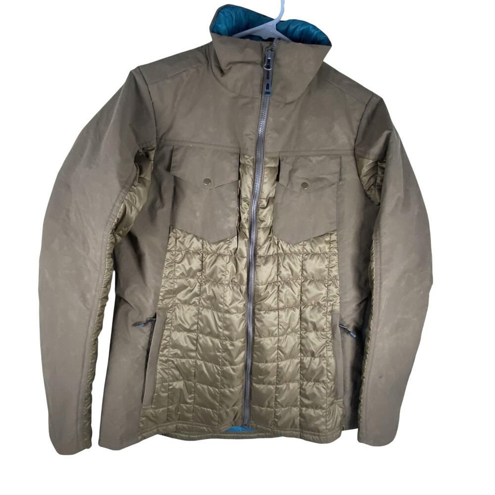 Outdoor Research Prologue Refuge Jacket Womens Medium Brown Insulated Puffer